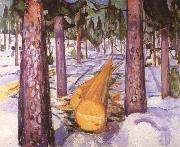 Yellowe wood Edvard Munch
